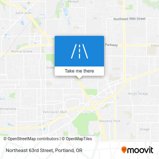 Mapa de Northeast 63rd Street