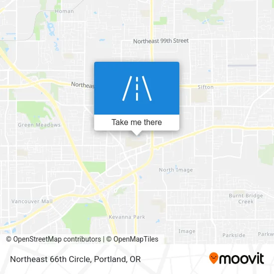 Northeast 66th Circle map
