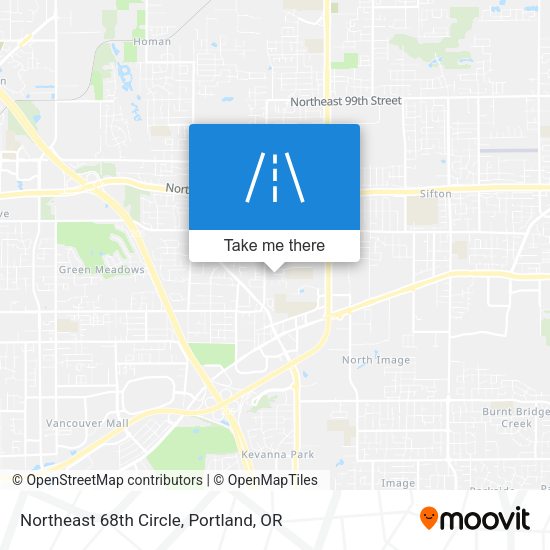 Mapa de Northeast 68th Circle