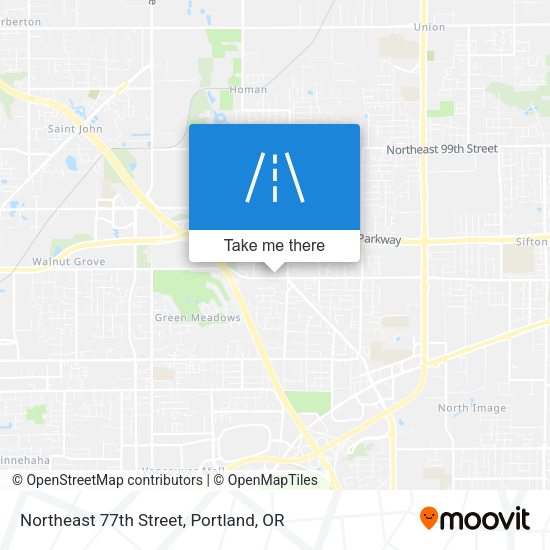 Mapa de Northeast 77th Street