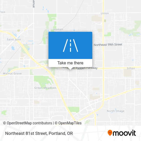 Mapa de Northeast 81st Street