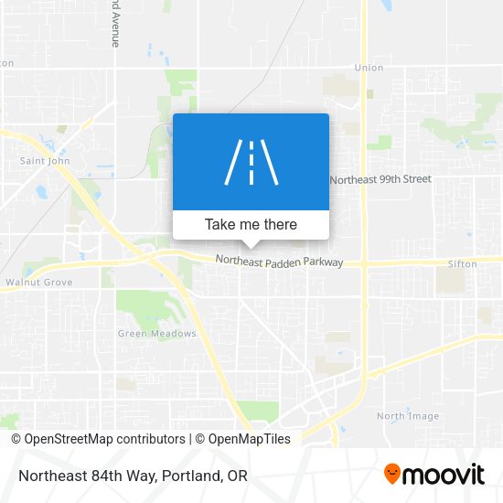Mapa de Northeast 84th Way