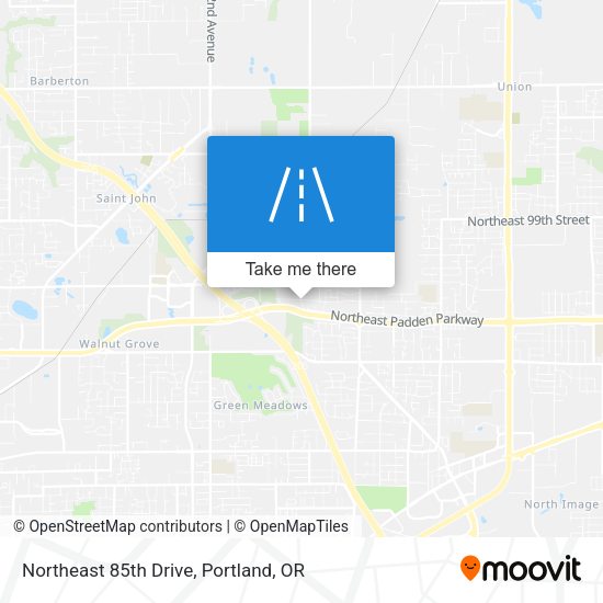 Mapa de Northeast 85th Drive