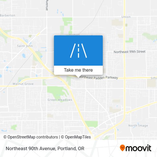 Mapa de Northeast 90th Avenue
