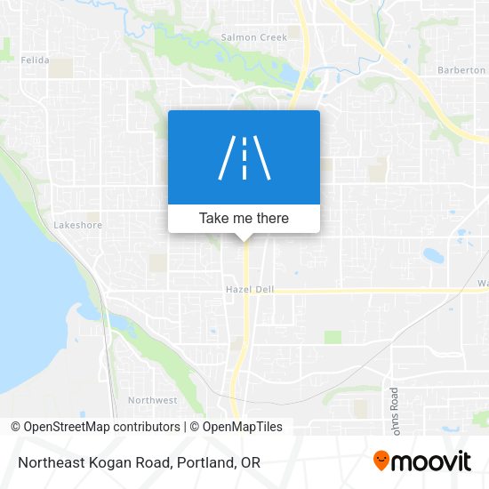 Northeast Kogan Road map
