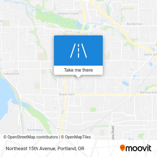 Northeast 15th Avenue map