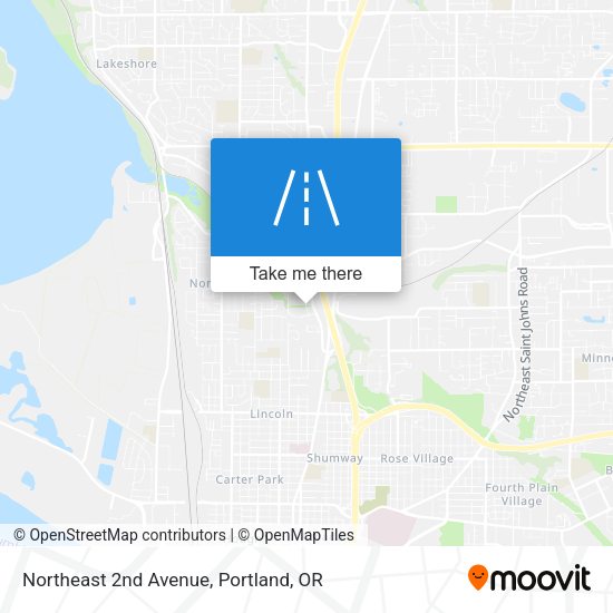 Northeast 2nd Avenue map