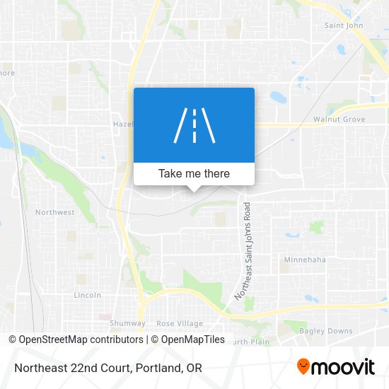 Mapa de Northeast 22nd Court
