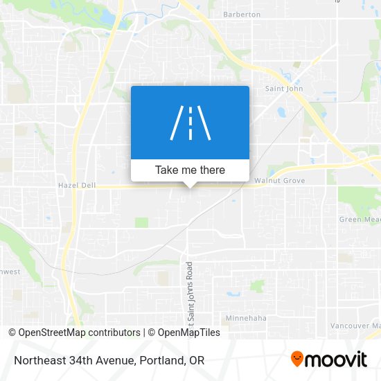 Mapa de Northeast 34th Avenue