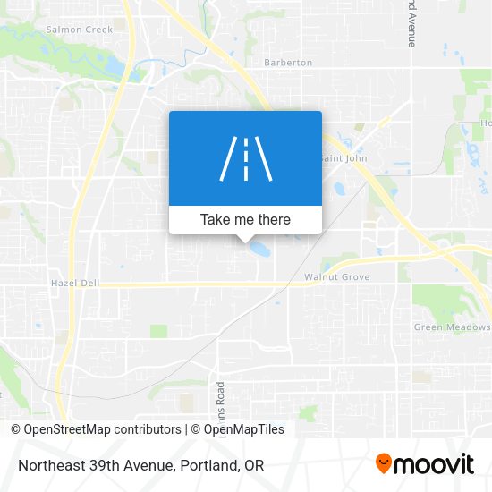 Mapa de Northeast 39th Avenue