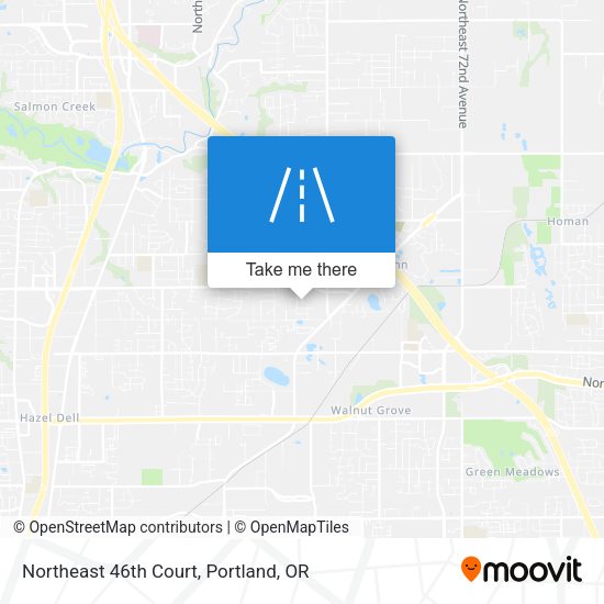 Northeast 46th Court map
