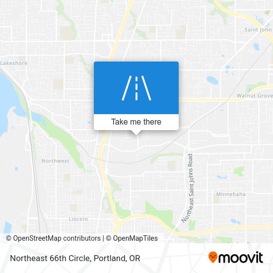 Northeast 66th Circle map