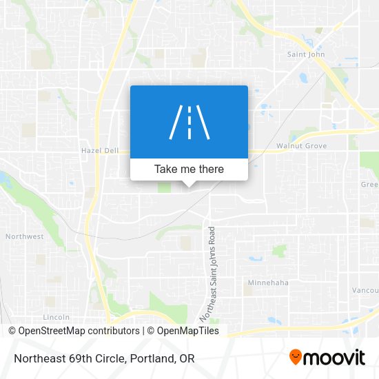 Mapa de Northeast 69th Circle
