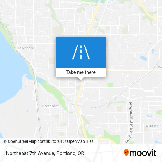 Northeast 7th Avenue map