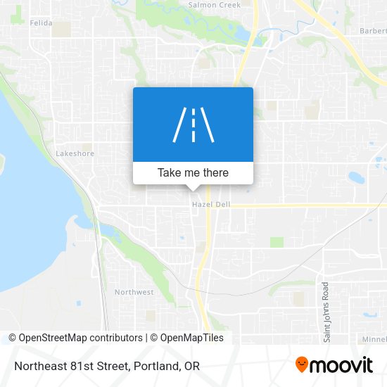 Mapa de Northeast 81st Street