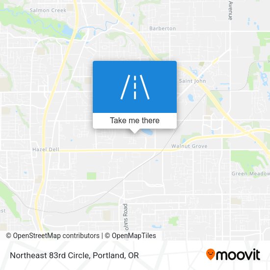 Mapa de Northeast 83rd Circle