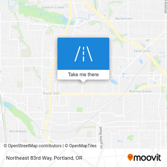 Mapa de Northeast 83rd Way
