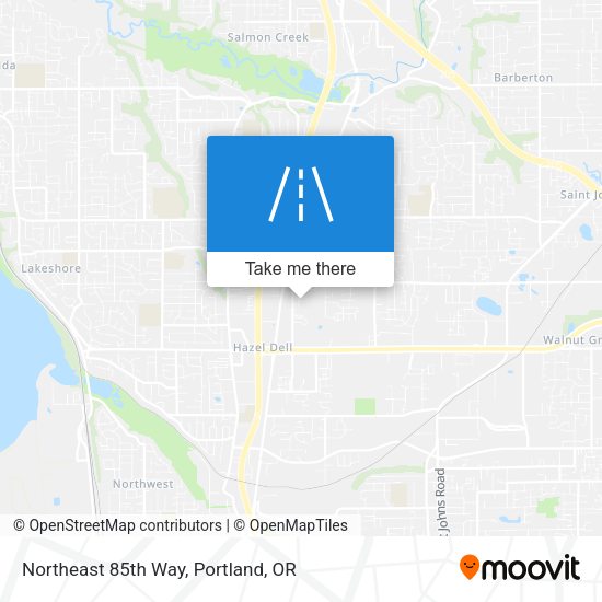 Mapa de Northeast 85th Way
