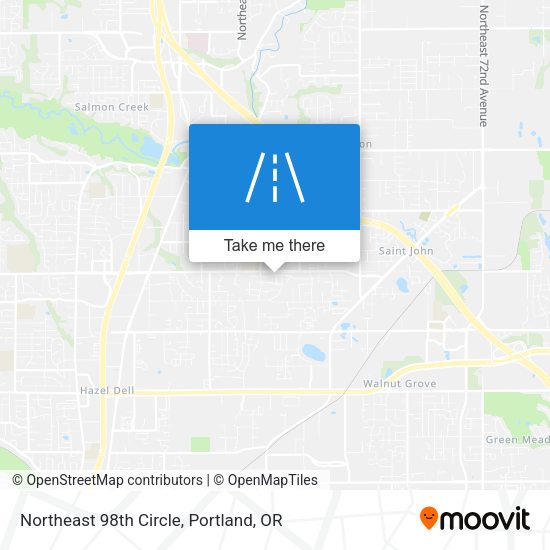 Mapa de Northeast 98th Circle