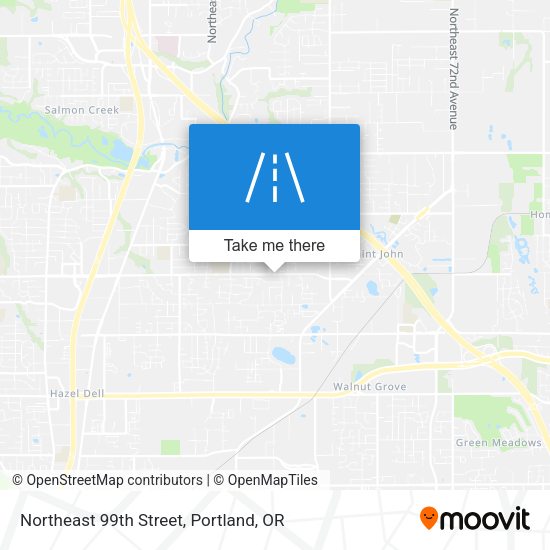 Mapa de Northeast 99th Street