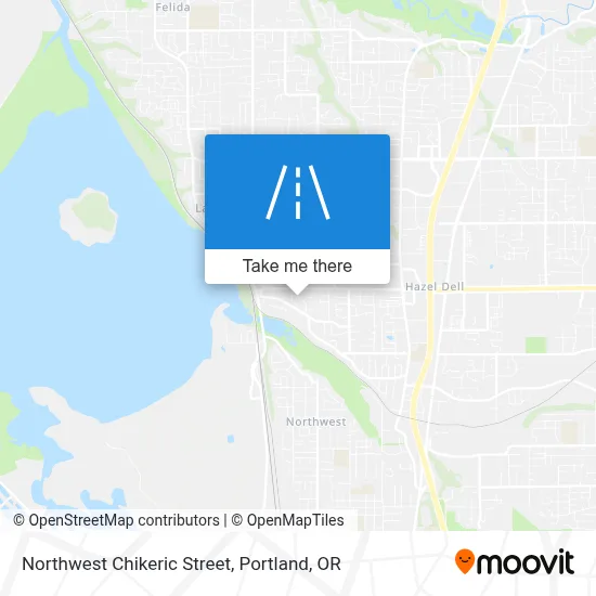 Northwest Chikeric Street map