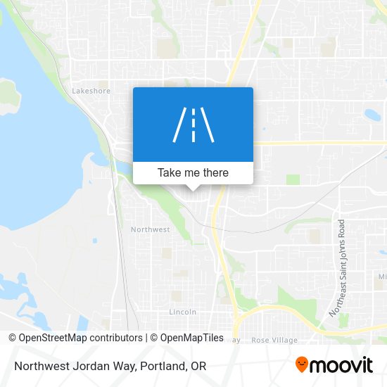 Northwest Jordan Way map