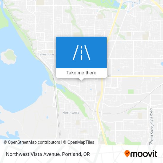 Mapa de Northwest Vista Avenue