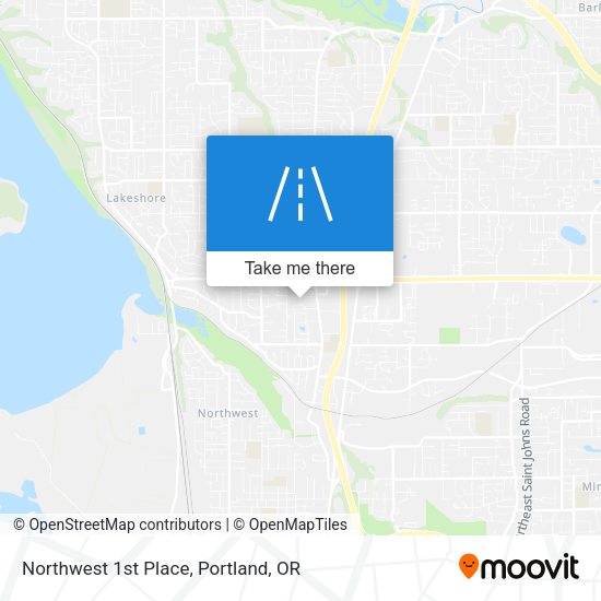 Northwest 1st Place map