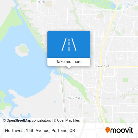 Northwest 15th Avenue map