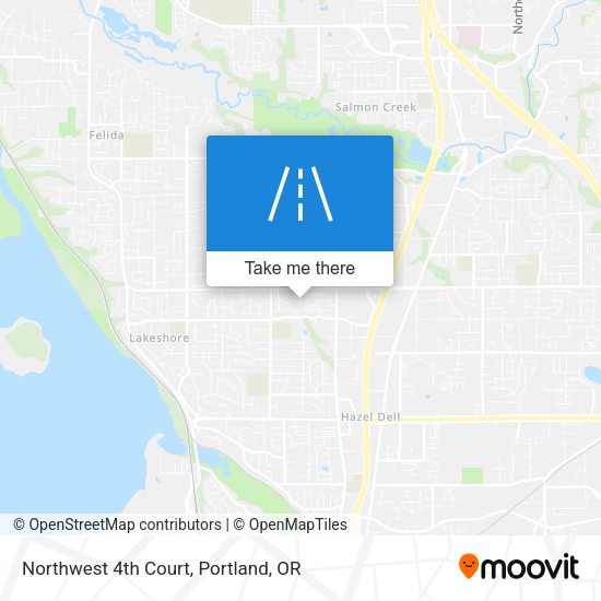 Northwest 4th Court map