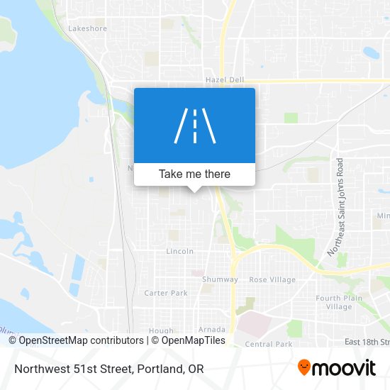 Mapa de Northwest 51st Street