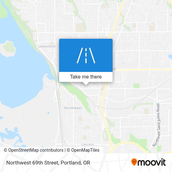 Mapa de Northwest 69th Street