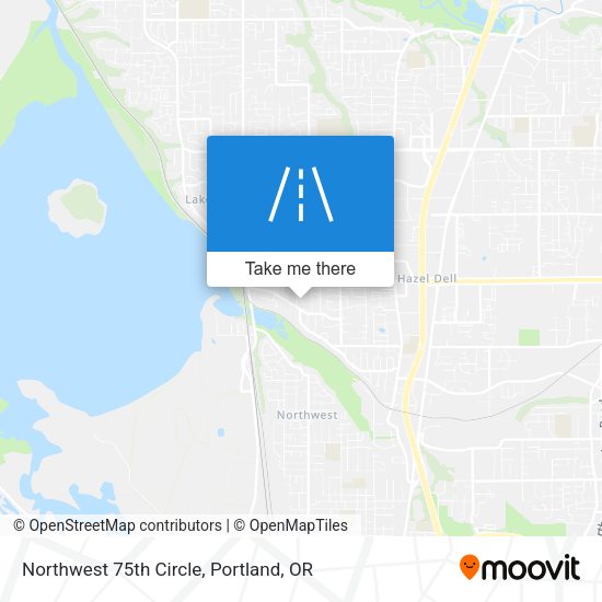 Northwest 75th Circle map