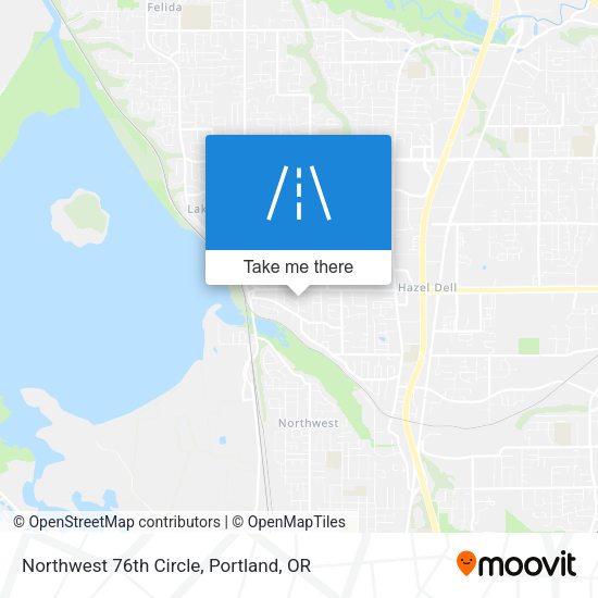 Northwest 76th Circle map
