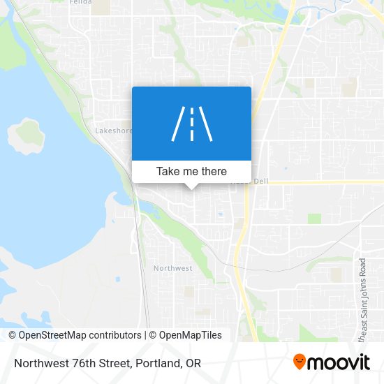 Mapa de Northwest 76th Street