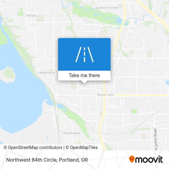 Northwest 84th Circle map