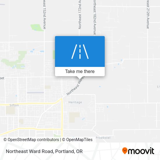Northeast Ward Road map