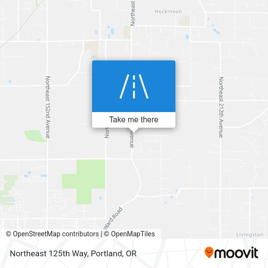 Northeast 125th Way map