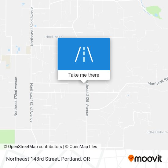 Mapa de Northeast 143rd Street