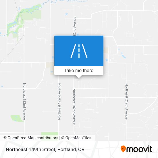 Mapa de Northeast 149th Street