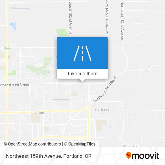 Northeast 159th Avenue map