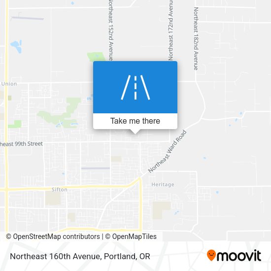 Northeast 160th Avenue map