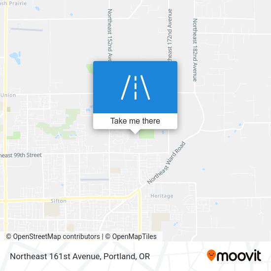 Northeast 161st Avenue map