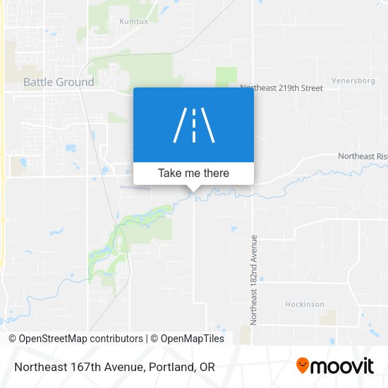 Mapa de Northeast 167th Avenue