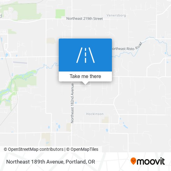 Mapa de Northeast 189th Avenue