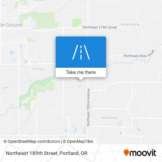 Northeast 189th Street map