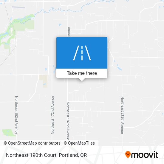 Mapa de Northeast 190th Court