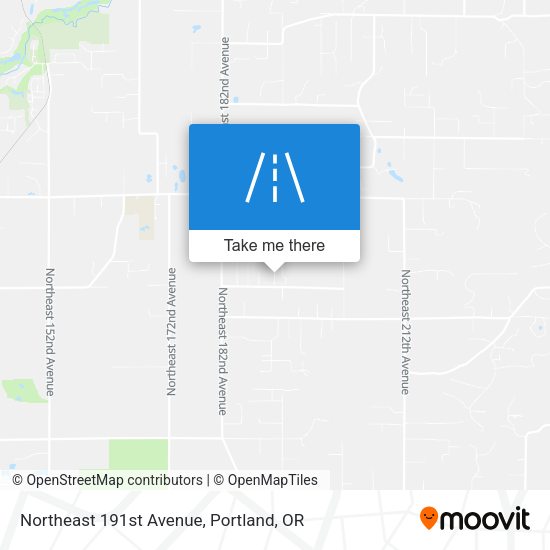 Northeast 191st Avenue map