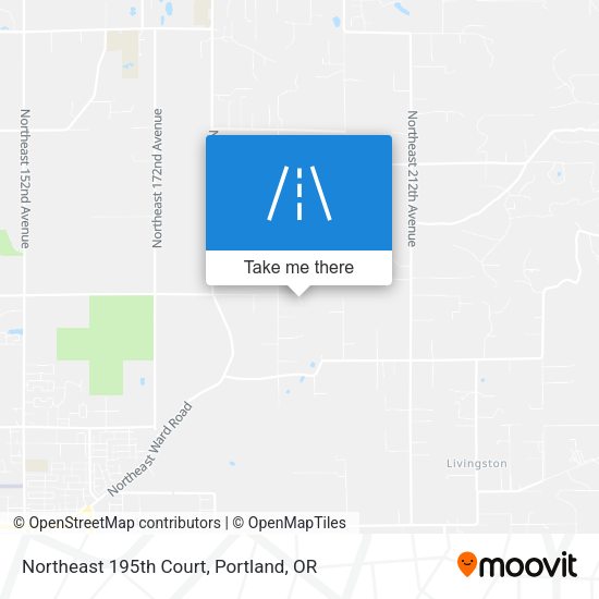Mapa de Northeast 195th Court
