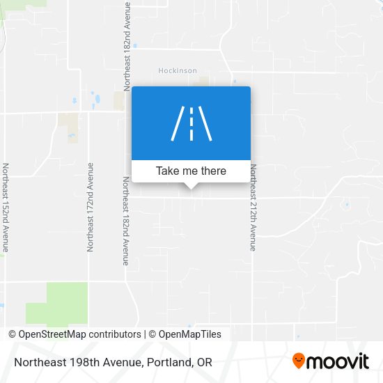 Northeast 198th Avenue map